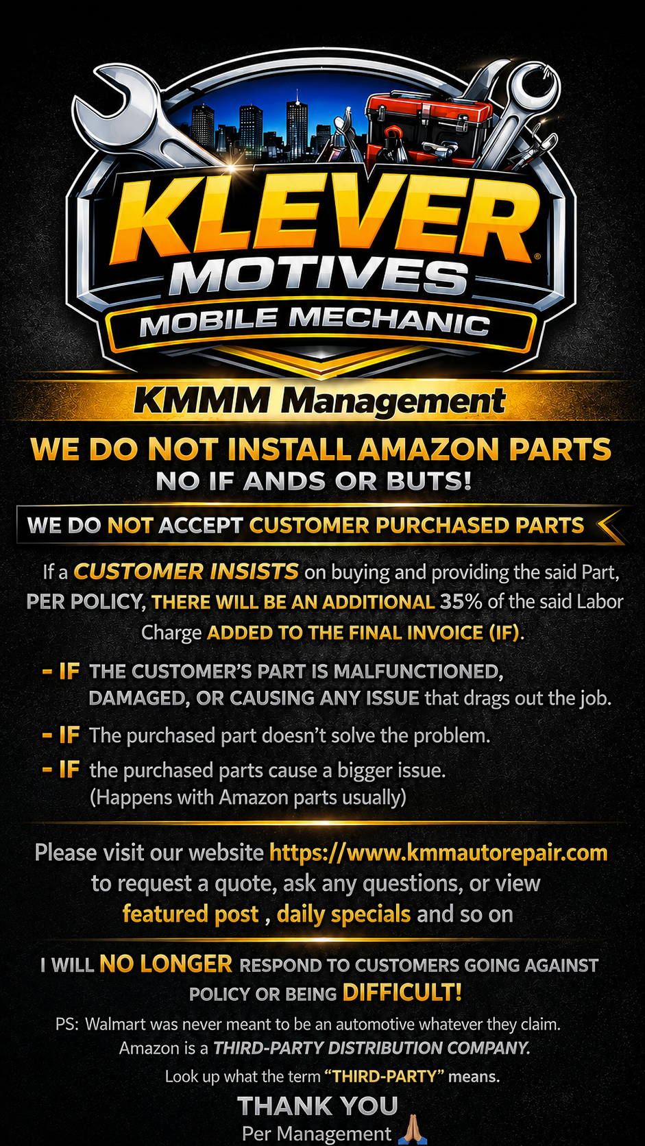 Klever Motives Mobile Mechanic in Gaston, South Carolina